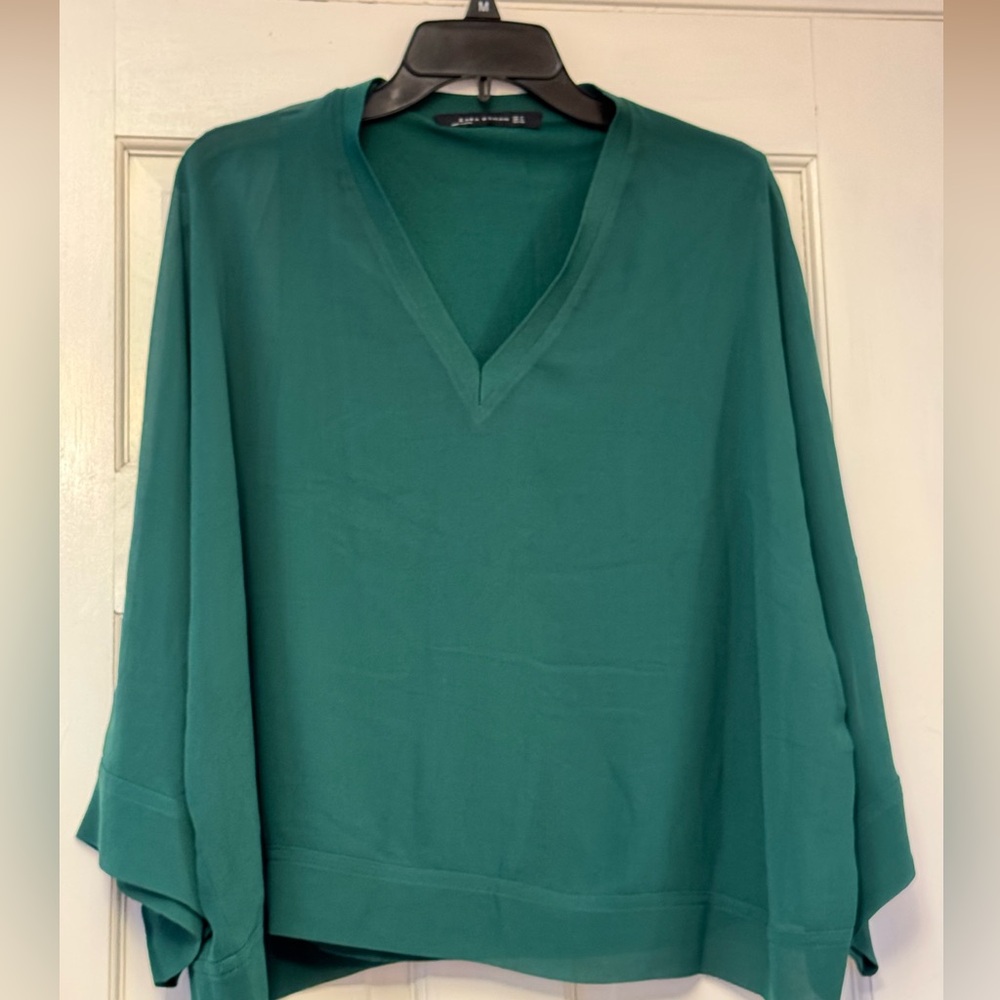 Zara Green‎ Blouse